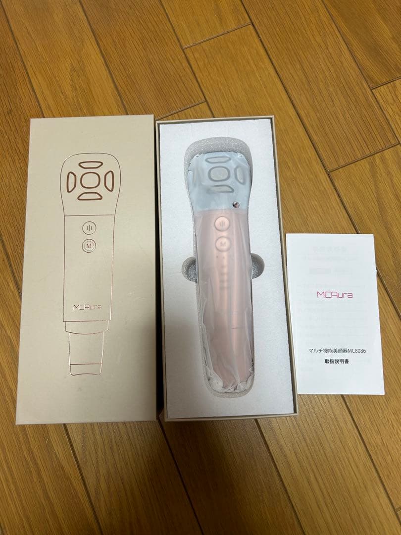 新品未使用 MCURA 美顔器 ピンクゴールド エムシーオーラ EMS nova