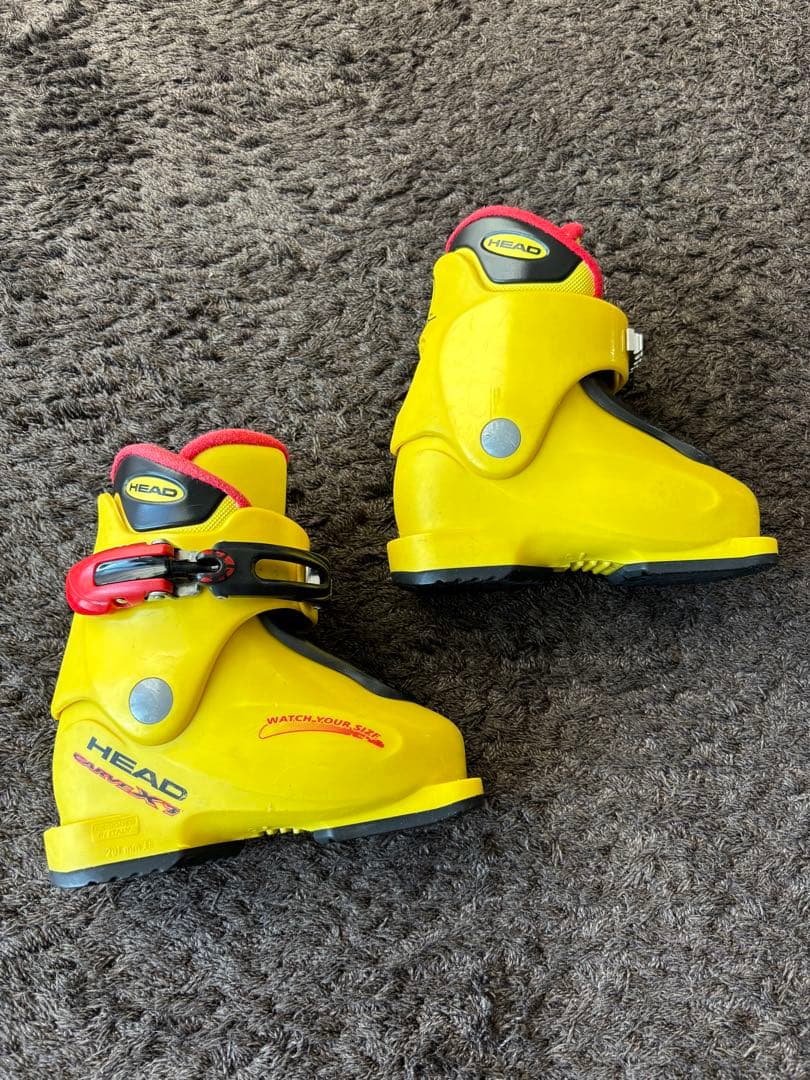 スキー（子供用、約80cm）HEAD スキー靴2足セット