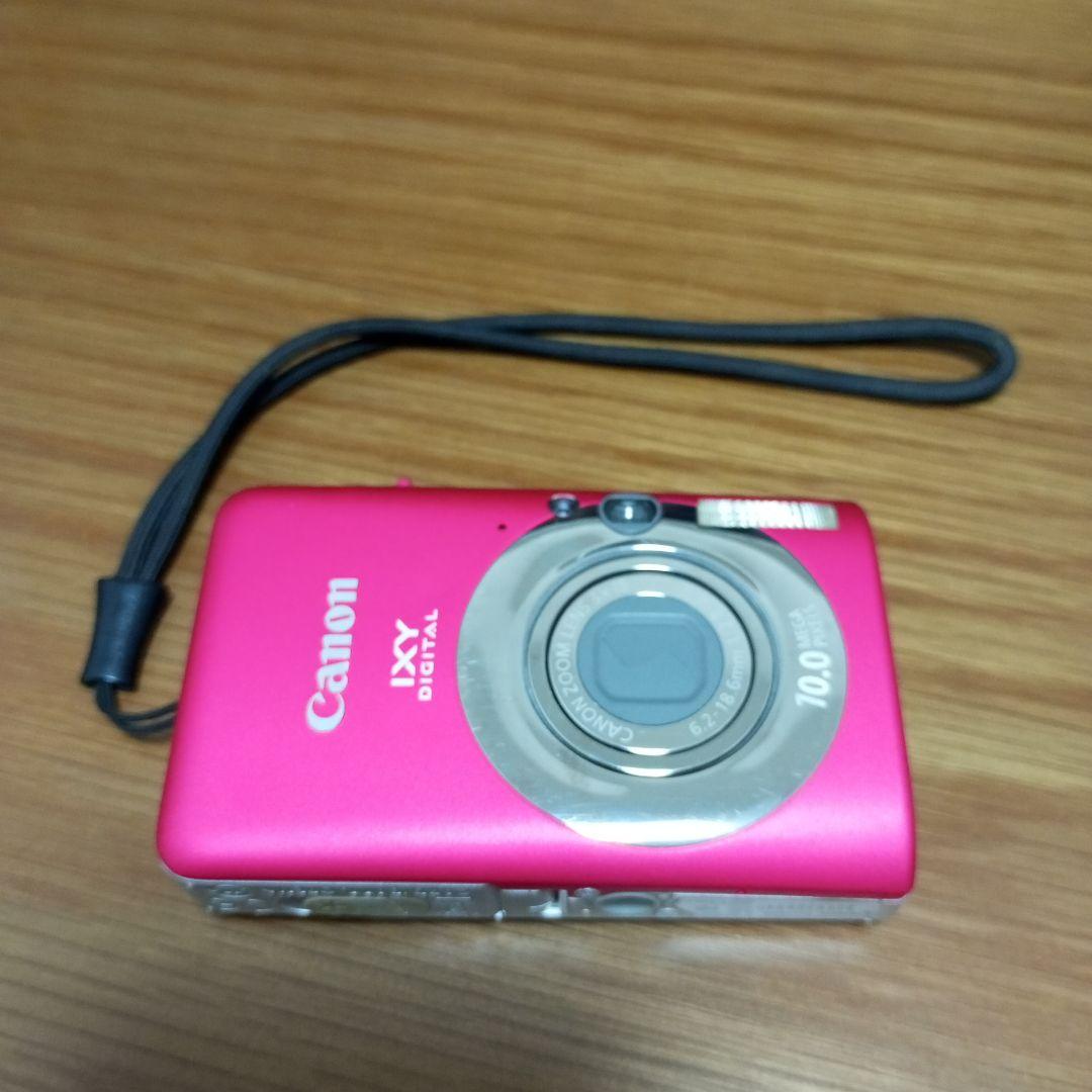 【ジャンク】デジカメCanon IXY DIGITAL 110 IS ピンク