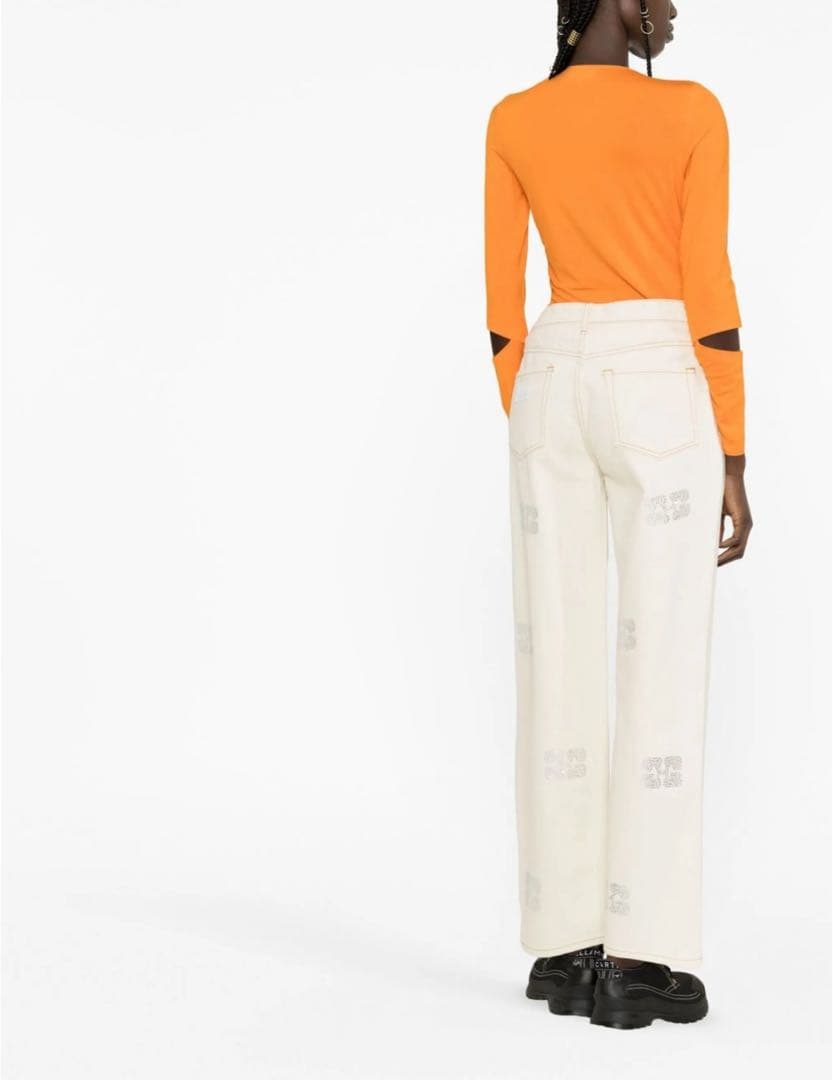 GANNI sparkle lzey ストレートジーンズ　25