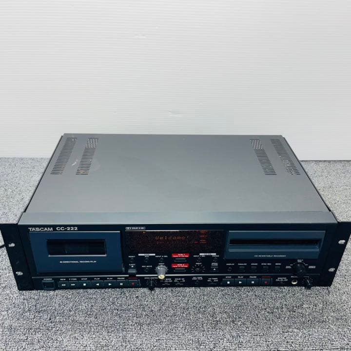 TASCAM CDレコーダー　カセットデッキ　CC-222