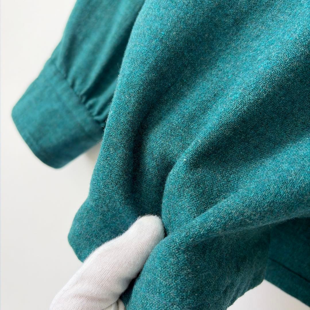 〜60s ペンドルトン オープンカラー ボードシャツ ウールシャツ 無地 単色