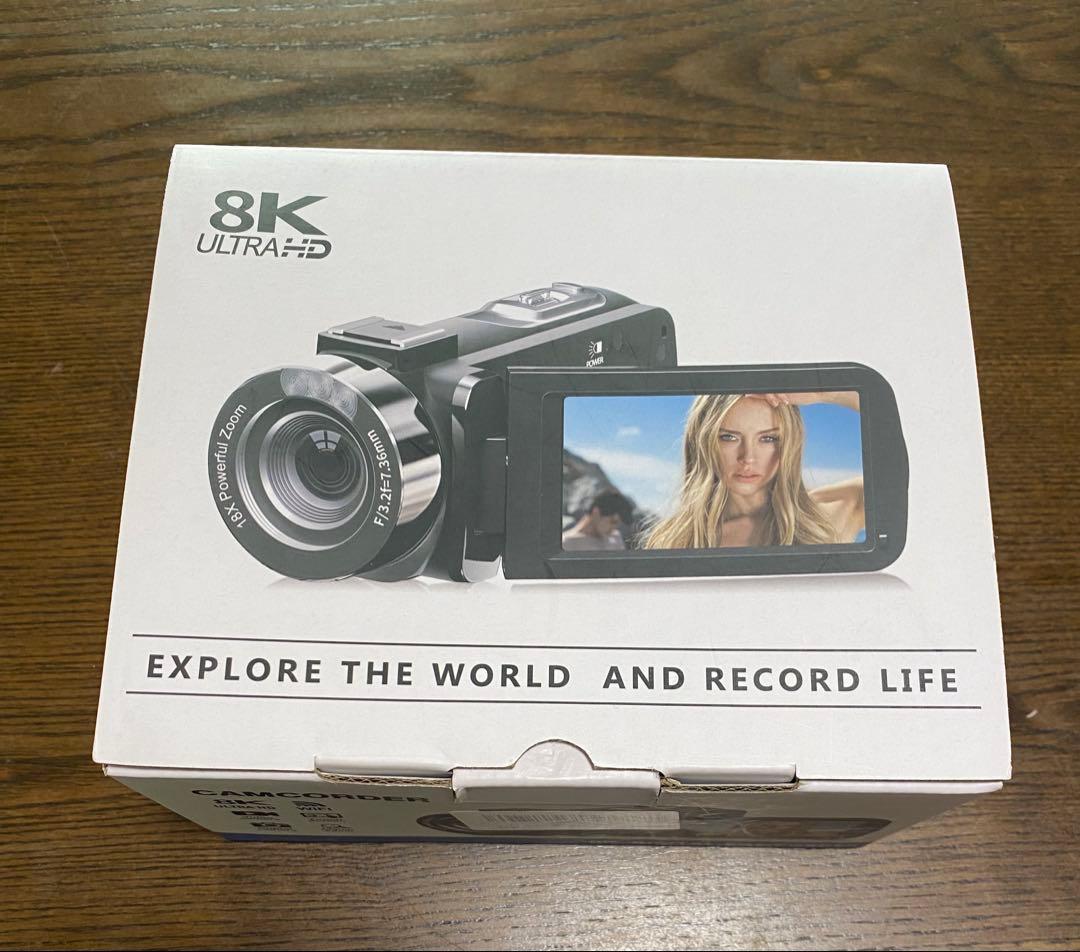 8K Ultra HD 64MP ビデオカメラ　YouTubeカメラ