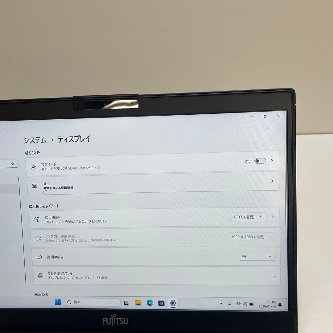 #803 富士通 LIFEBOOK U939/B i5-8365U 8G LTE