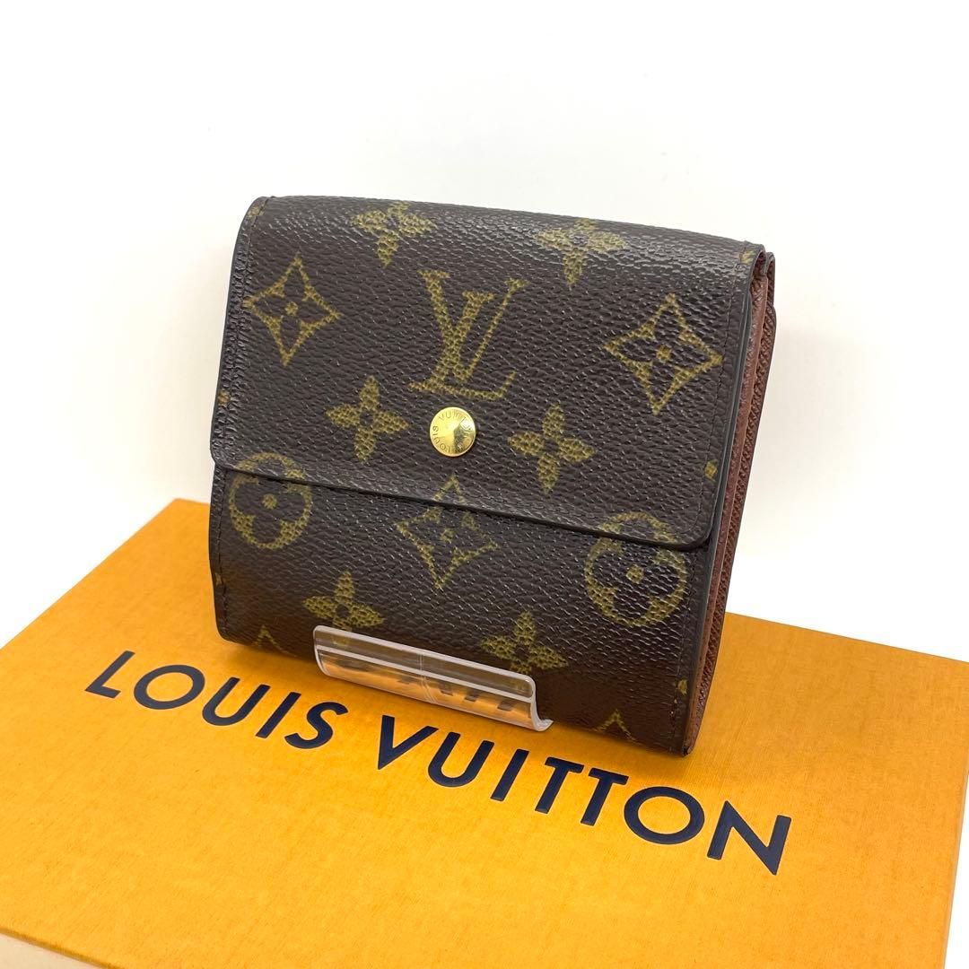 ルイヴィトン モノグラム ポルトモネ ビエ カルトクレディ Wホック 財布