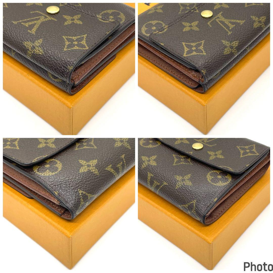 ルイヴィトン モノグラム ポルトモネ ビエ カルトクレディ Wホック 財布