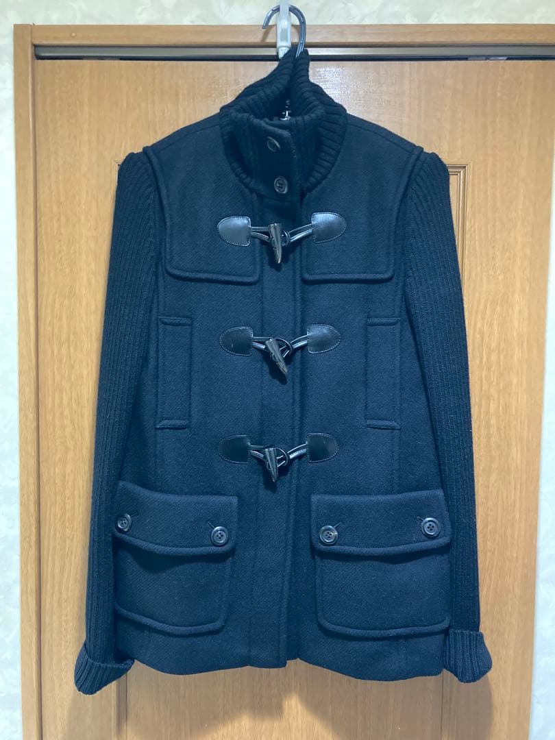 BURBERRY バーバリー ロンドン ダッフルコート レディース ブラック