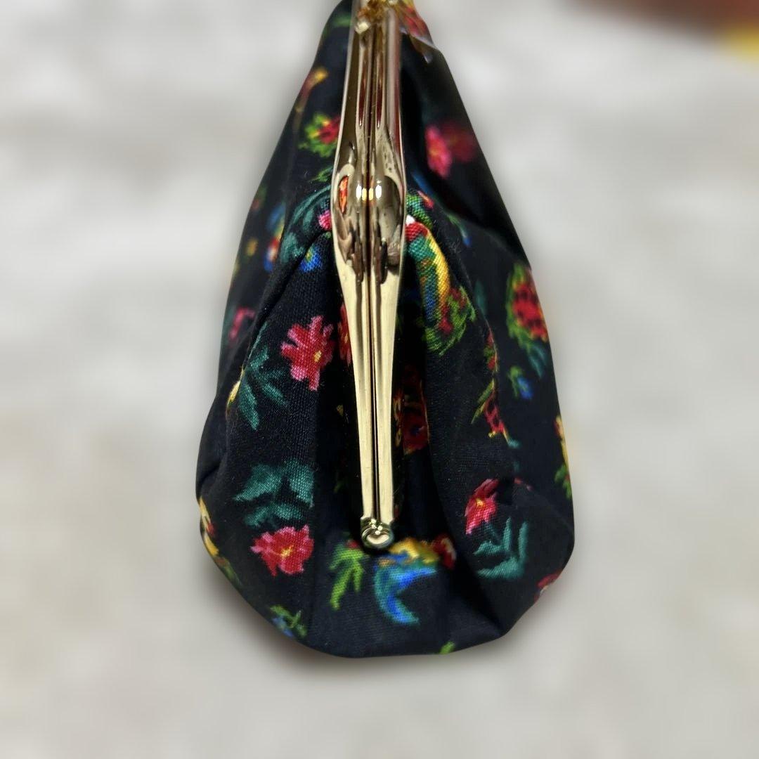 フェイラー　がま口ポーチ　ハイジ　黒　ブラック