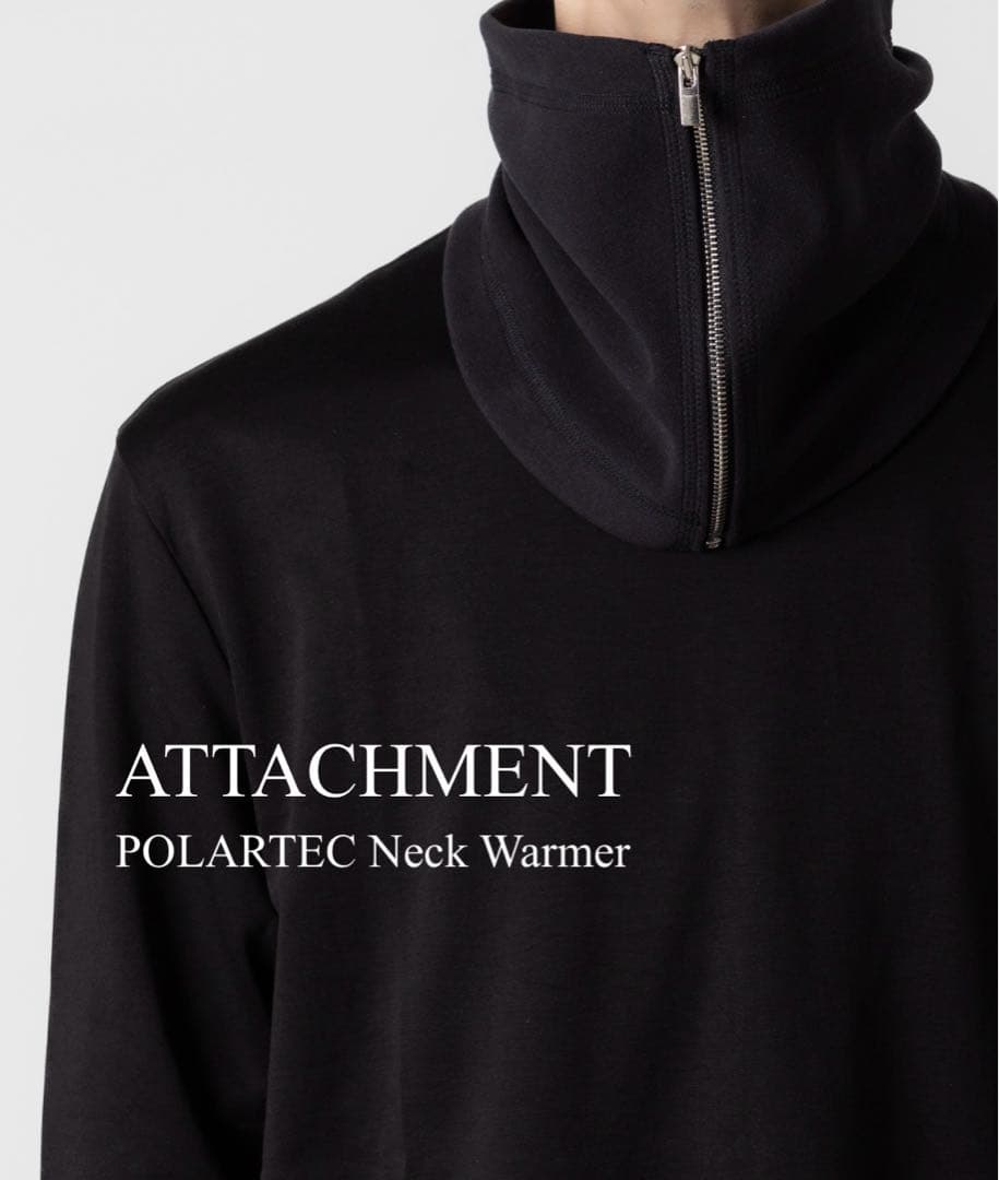 ATTACHMENT POLARTEC ネックウォーマー ブラック