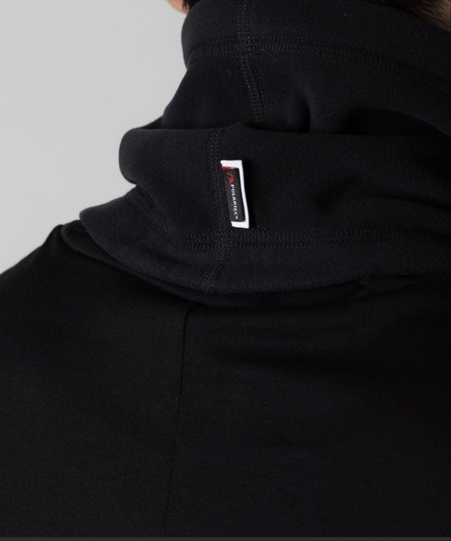 ATTACHMENT POLARTEC ネックウォーマー ブラック