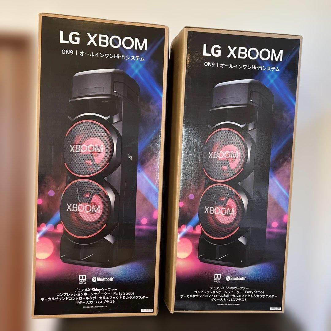 LG XBOOM ON9 Bluetooth スピーカー 2台セット