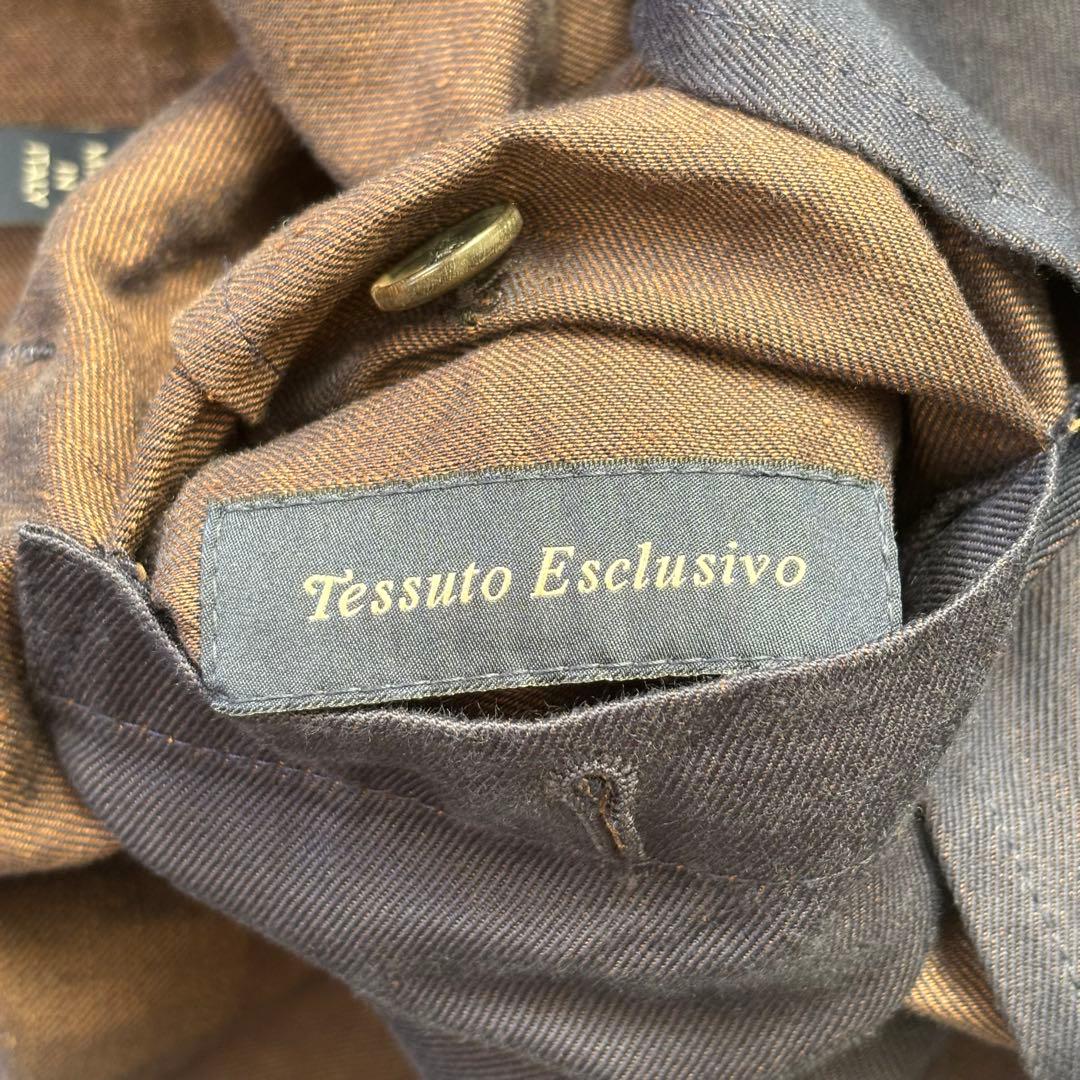 LARDINI ラルディーニ リネンコットン ダブル 紺ブレザー 金ボタン