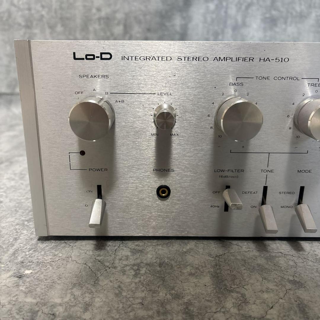 日立 HITACHI Lo-D HA-510 プリメインアンプ 通電確認済