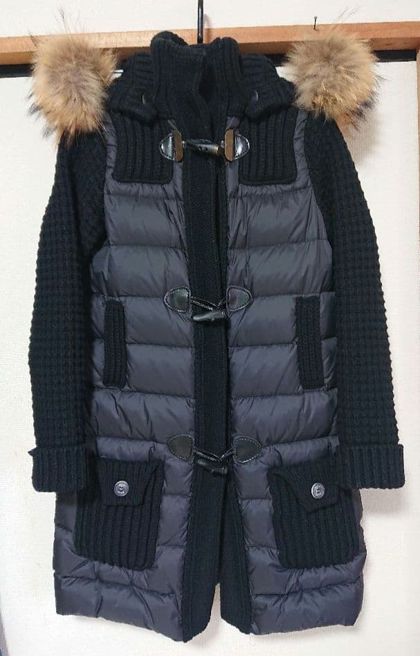 BARKダッフルコート ニットダウン S