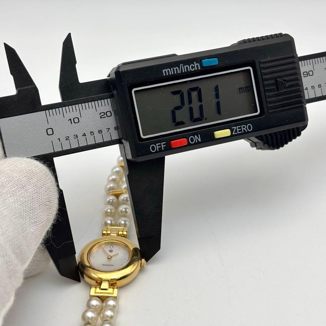 美品✨ミキモト MIKIMOTO JAL パールウォッチ　シェル　腕時計 ドレス
