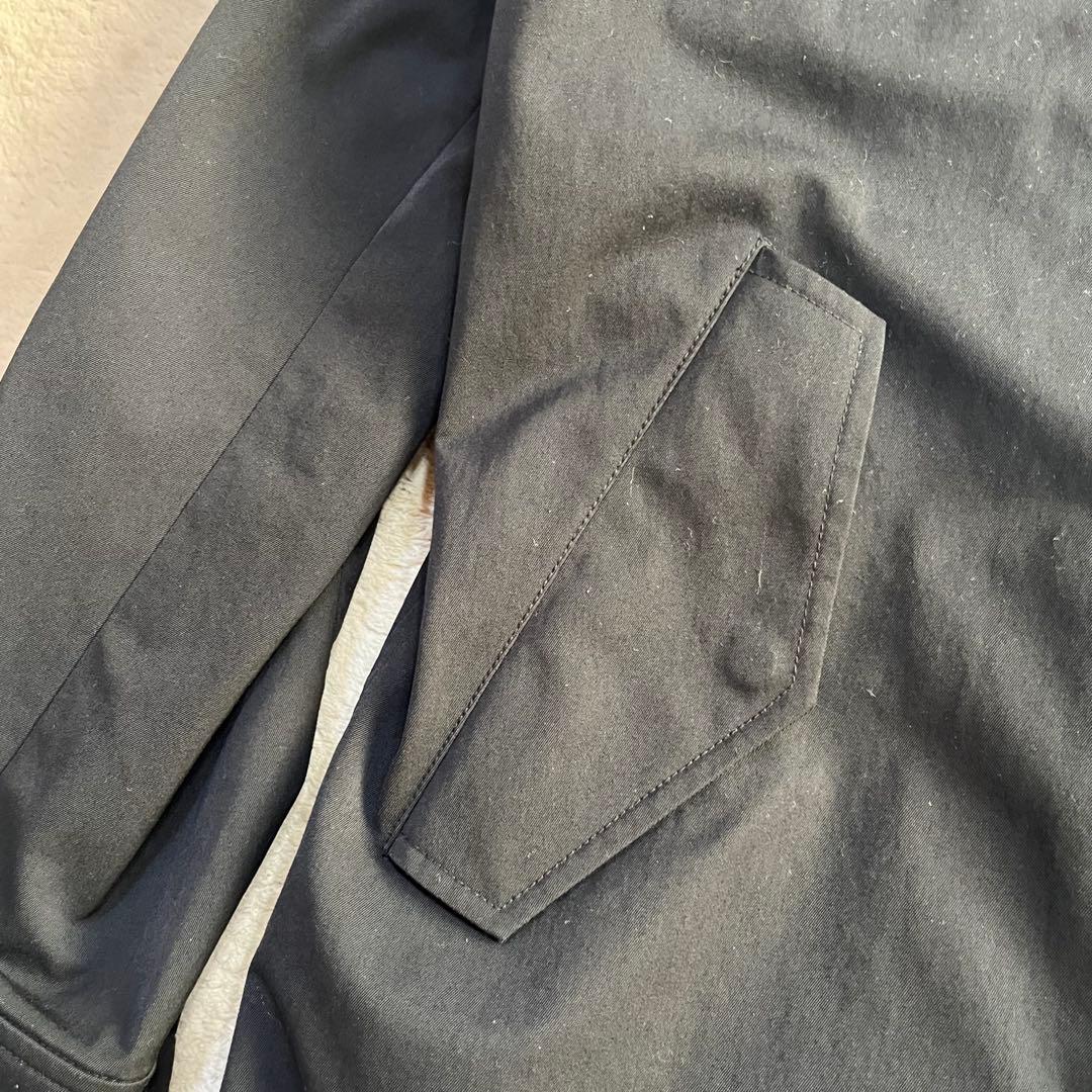 極美品✨インディヴィ ライナー付き 2WAY フーデットコート ブラック 38