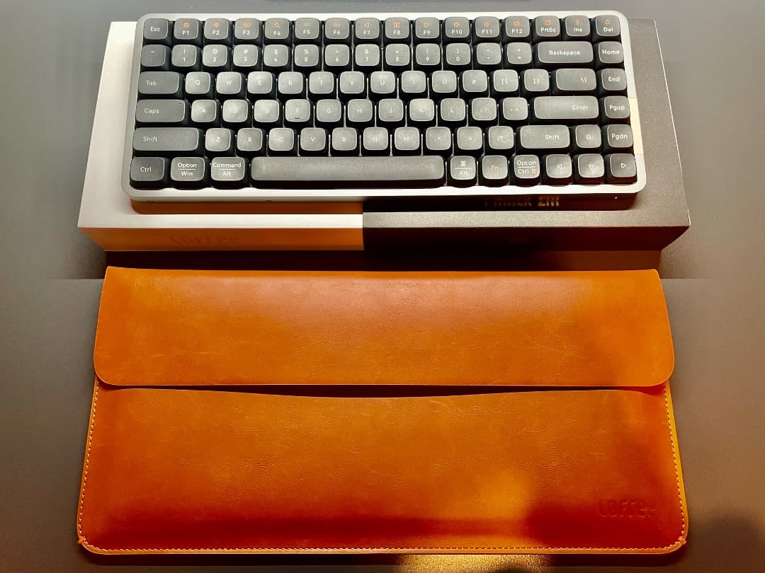 [セット 美品]Lofree FLOW 84 Black &純正レザー調ケース