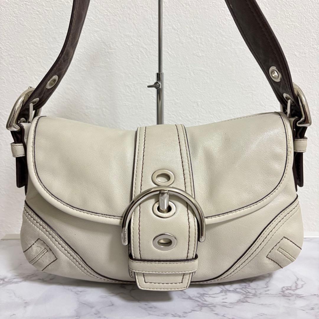 バッグ Coach Soho Leather Shoulder Hand Bag