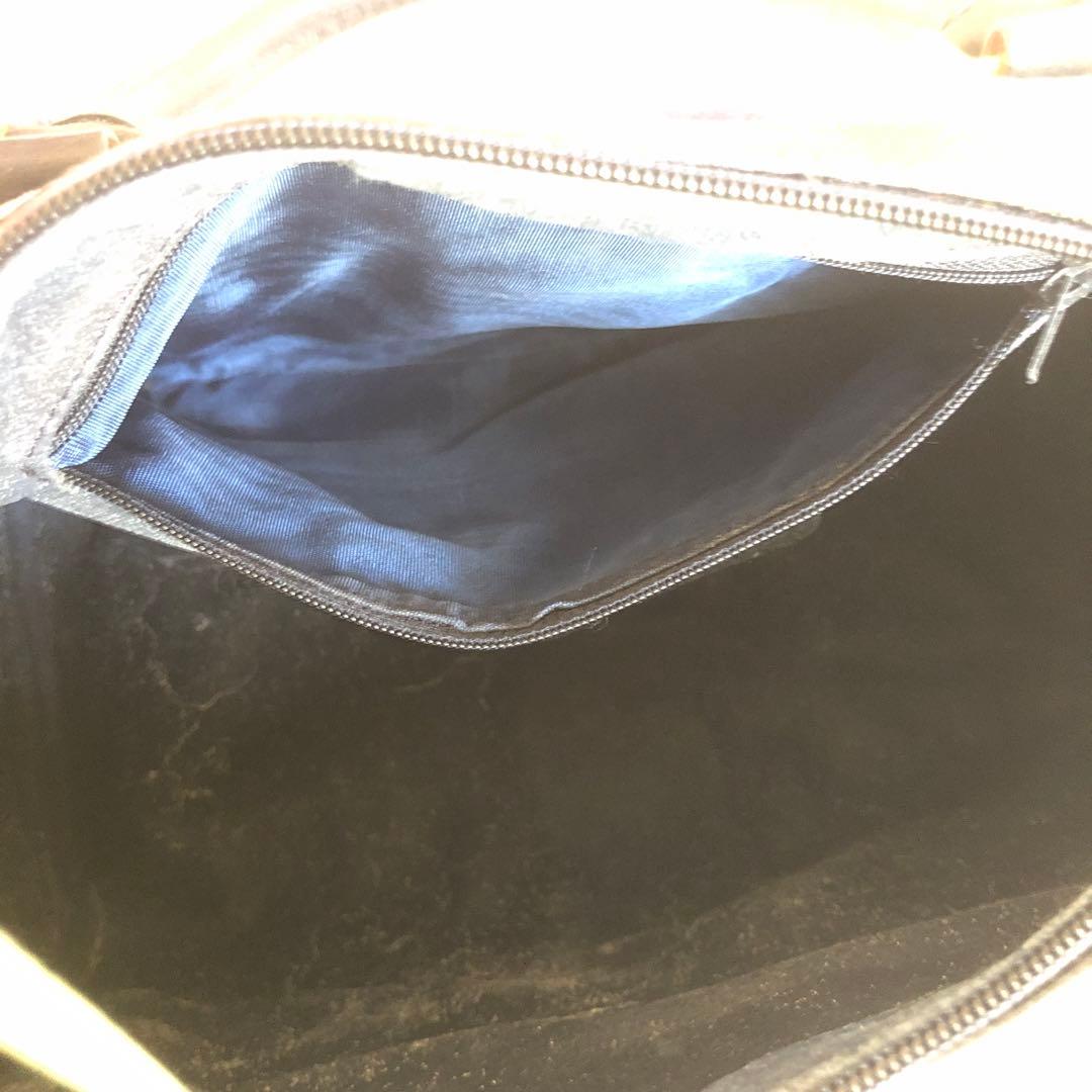 GUCCI シェリーライン GG ネイビー ボストンバッグ レザー