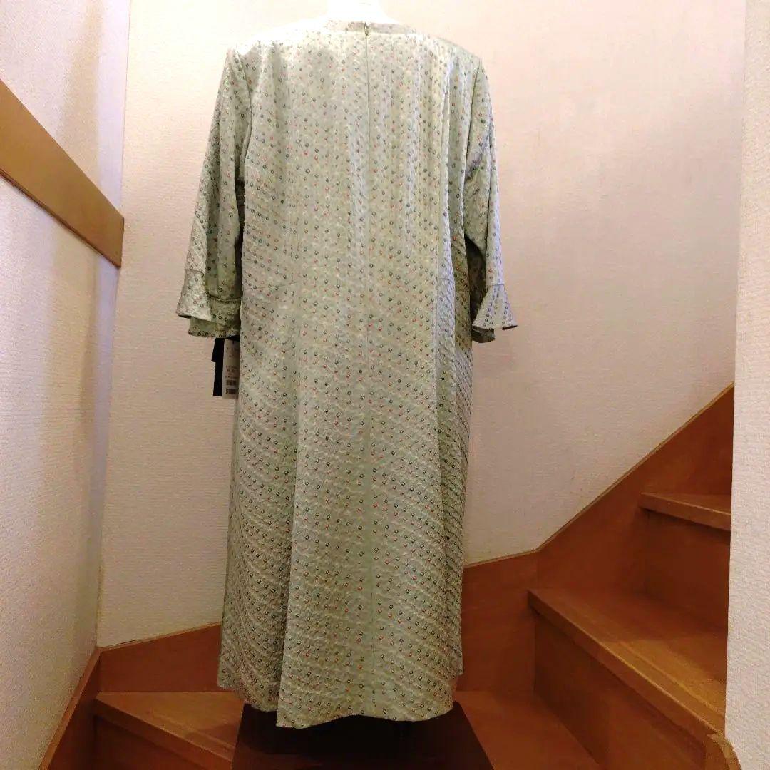 小*豆様 kiyoko koga 絹のお仕立て七分袖ワンピース