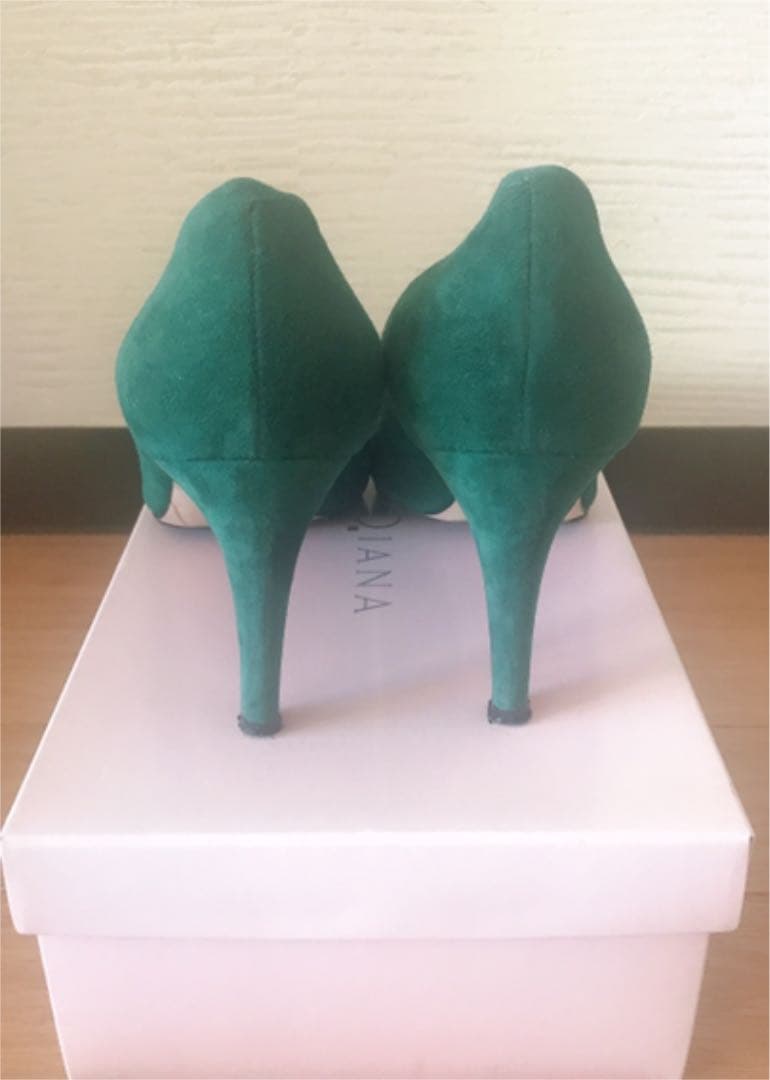 はるだ　美品 ペリーコ グリーン パンプス CORA