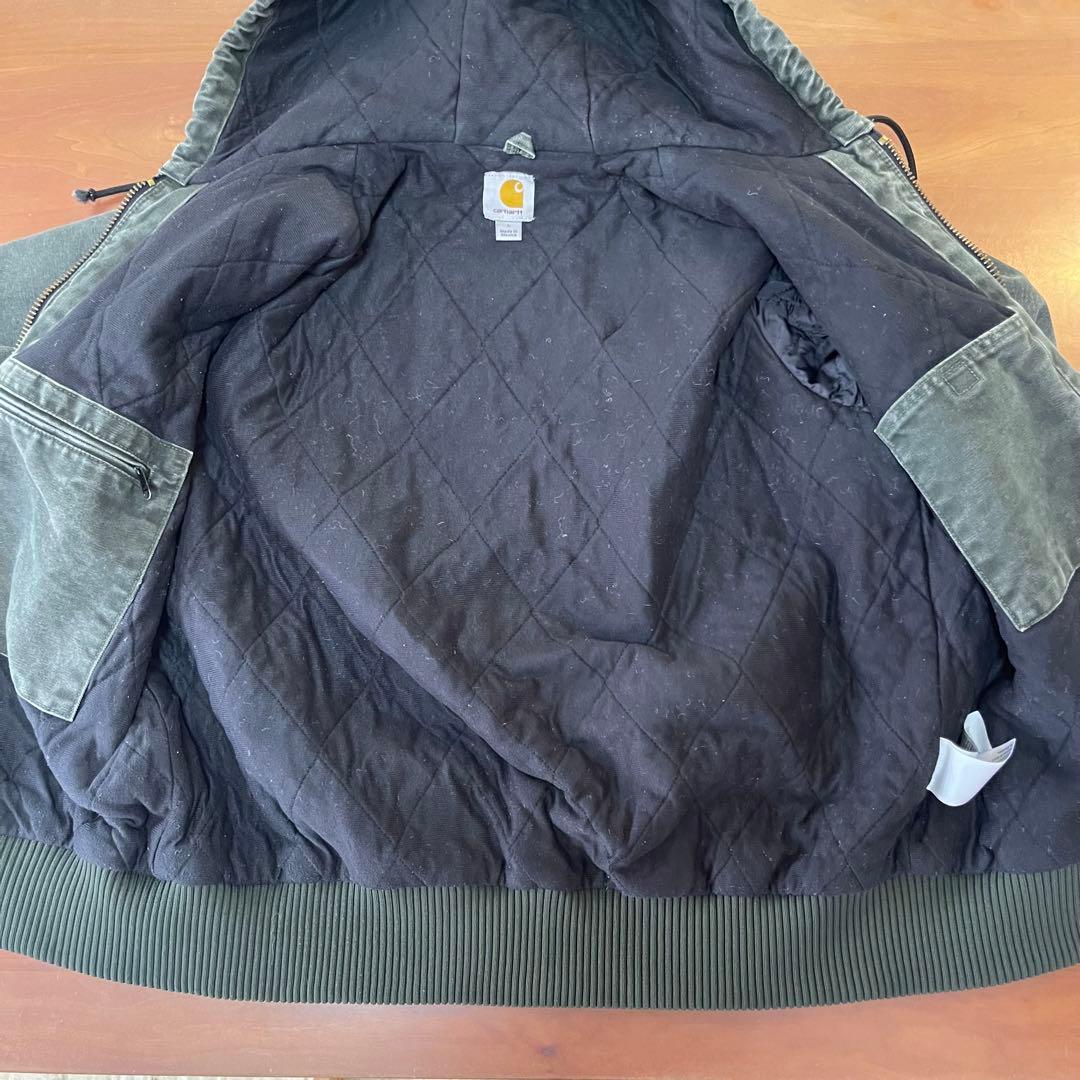 ★カーハート★ダックワークジャケット J130MOS★モスグリーン★Lサイズ