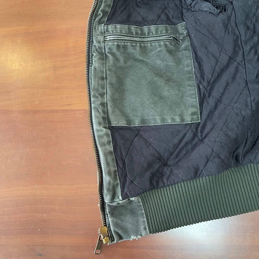 ★カーハート★ダックワークジャケット J130MOS★モスグリーン★Lサイズ