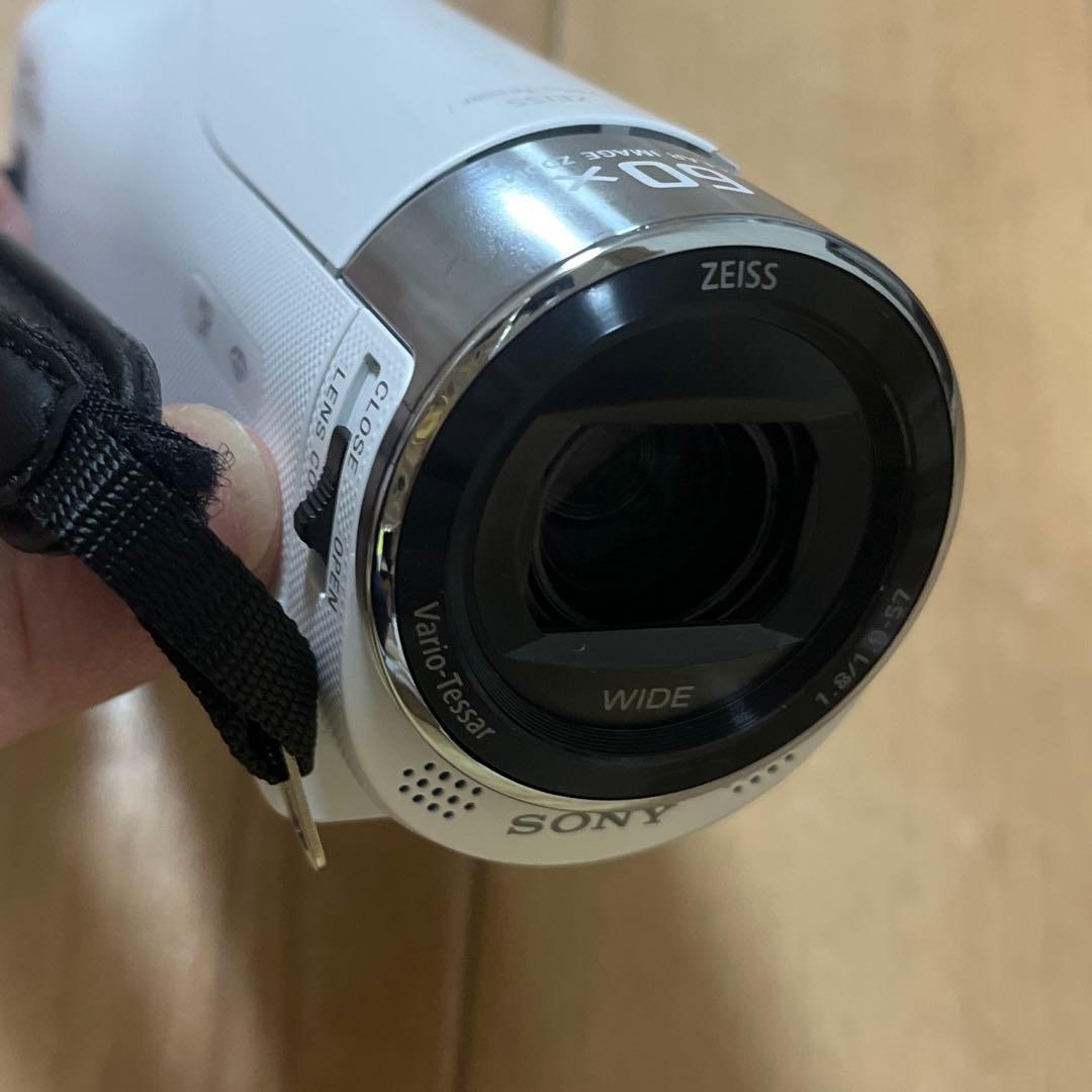 【美品】SONY（ソニー）HDR-CX470 ホワイト