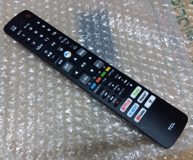 4K対応　スマートテレビ！TCL 43P615 43型　アプリ内蔵式　極美品！