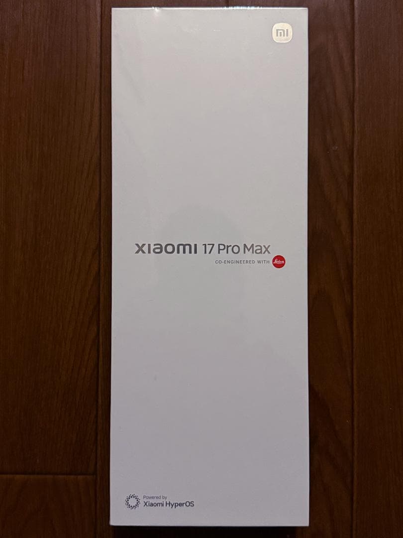 【完全未開封】Xiaomi 17 Pro Max 中国版 16GB/1TB 新品