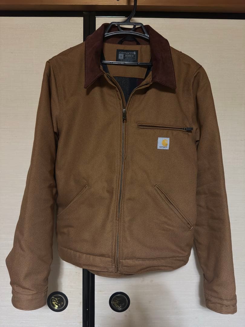 CARHARTT DETROIT JACKET カーハートブラウン size S