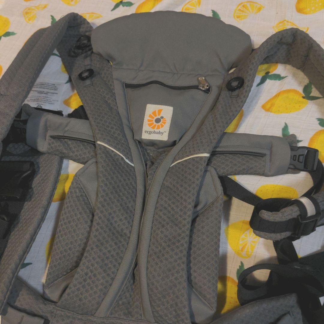 美品　エルゴベビー　オムニブリーズ　グラファイトグレー
