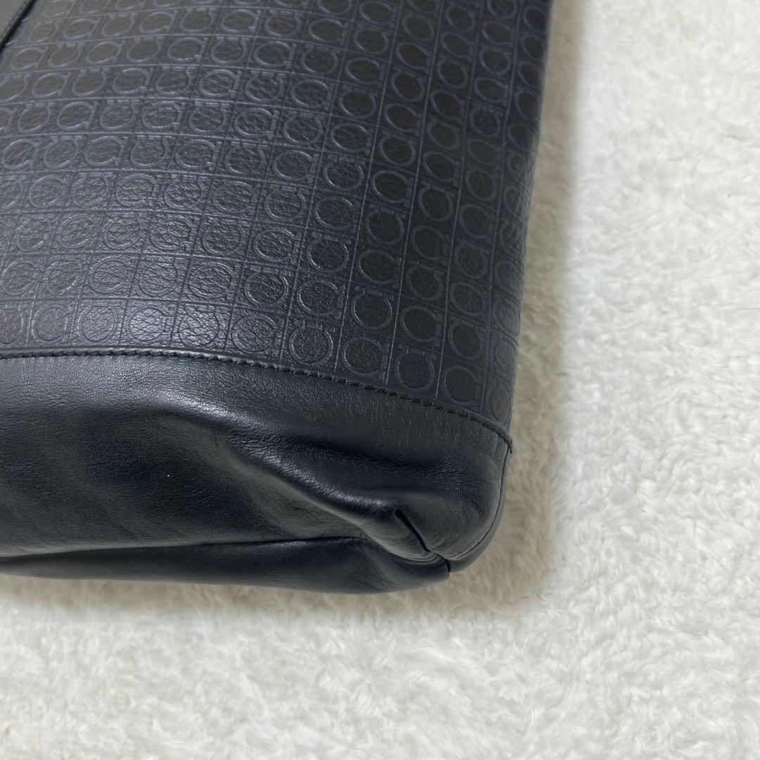 【美品】サルバトーレフェラガモ 2way トートバッグ ビジネスバッグ レザー