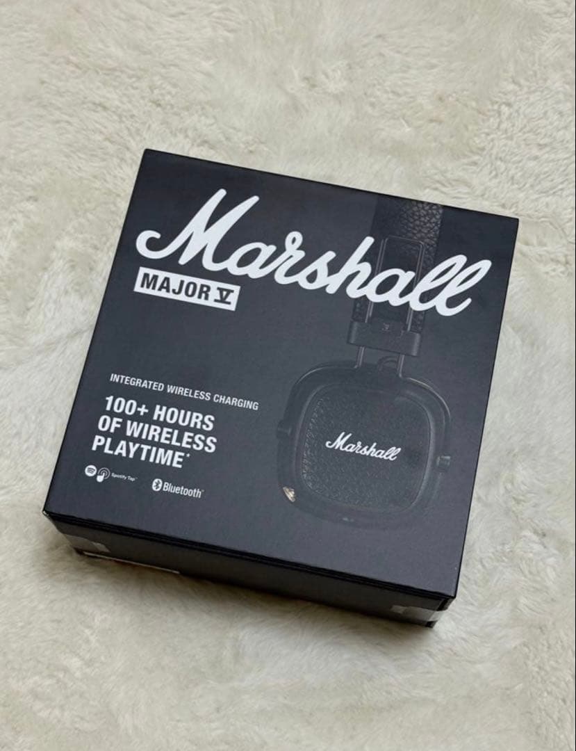 【新品未開封】Marshall Major V ワイヤレスヘッドフォン ブラック