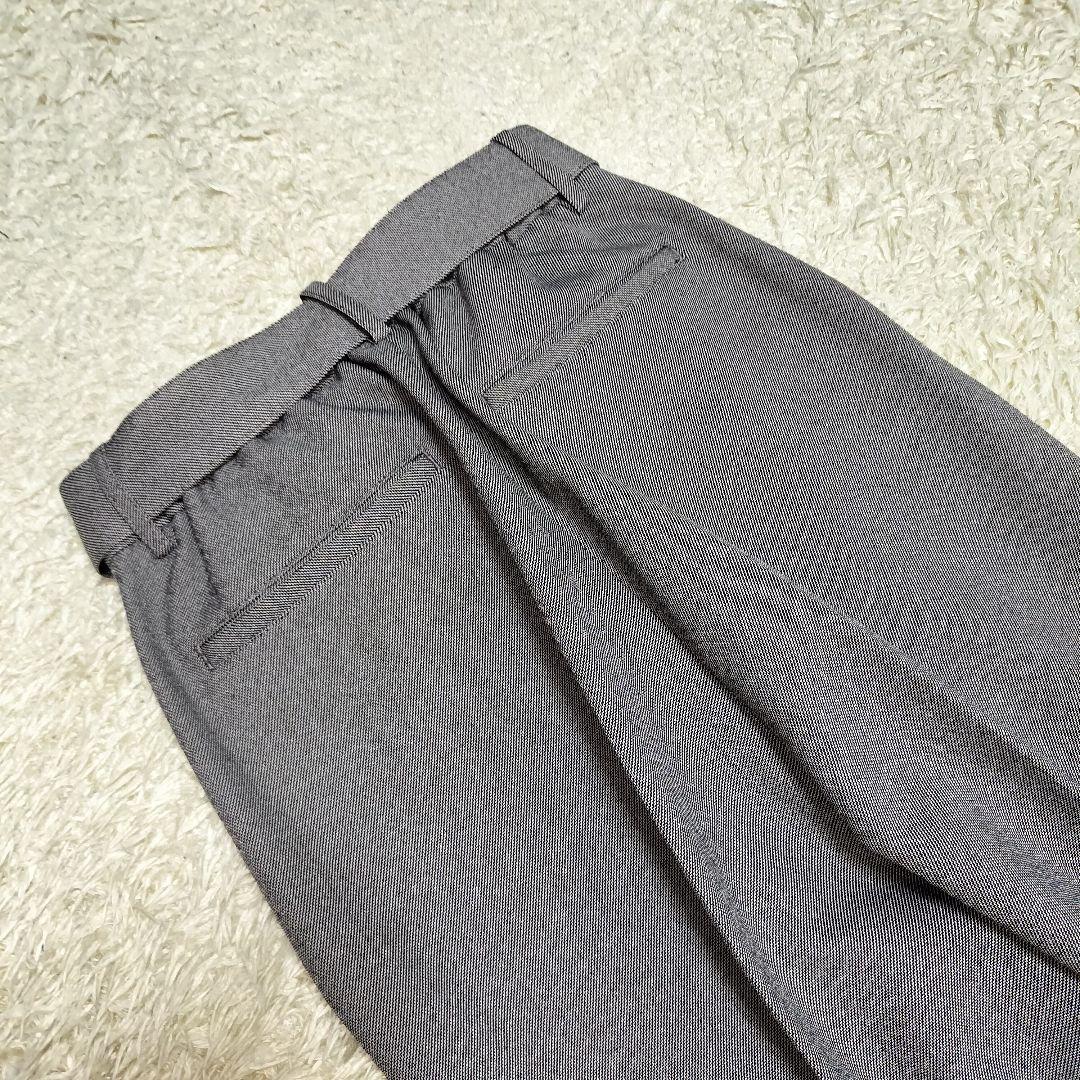 【美品】オリヒカライム ダブルジャケット ストレッチスーツ グレー