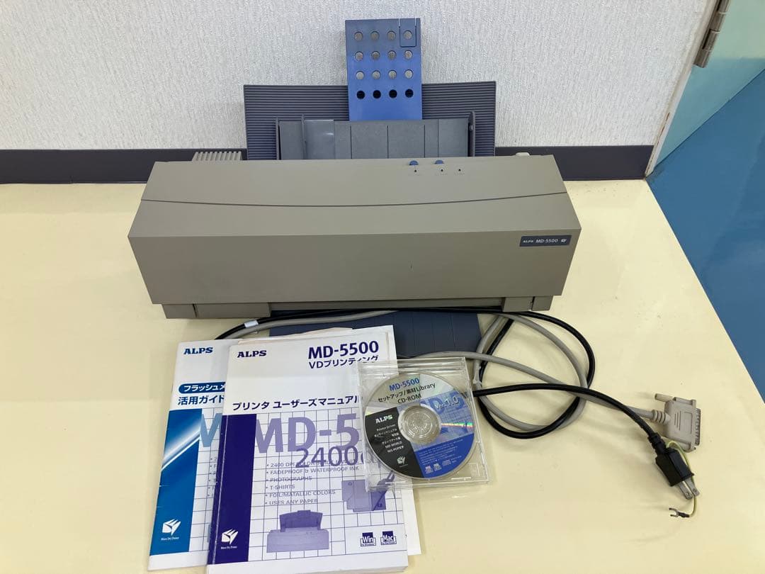 【動作確認】ALPS MD-5500 昇華プリンター&インク多數