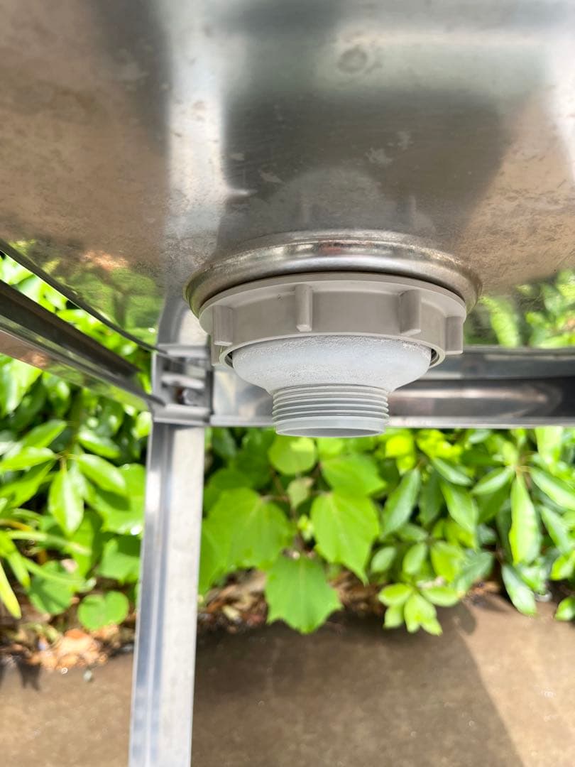 ステンレス1槽シンク　流し台　600×450×800