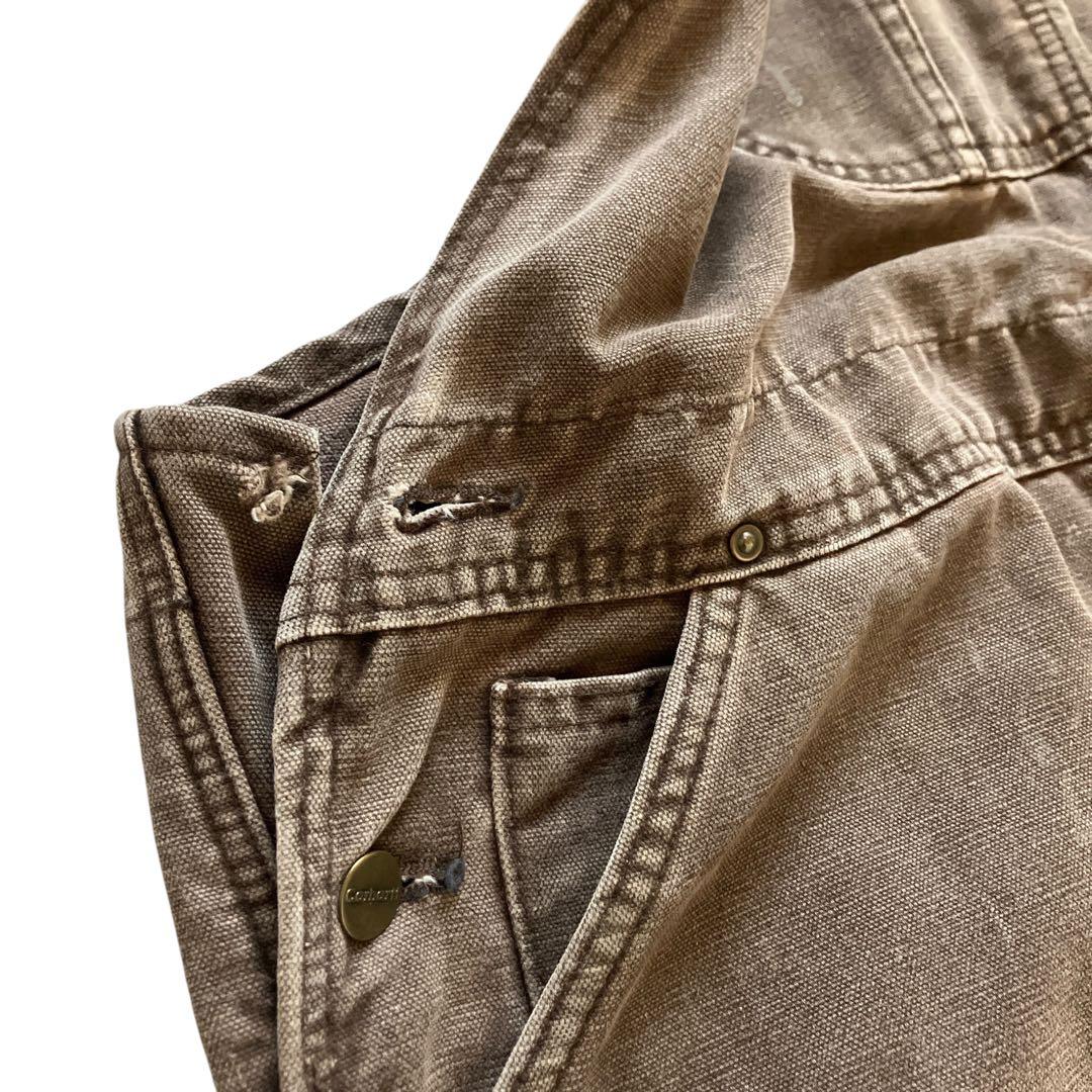 USA製90s carhartt ダブルニーオーバーオール XXLサイズ相当