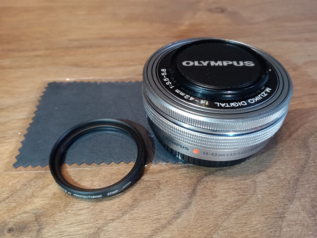 限界価格【レンズプロテクター付き】極美品 OLYMPUS 14-42mm EZ