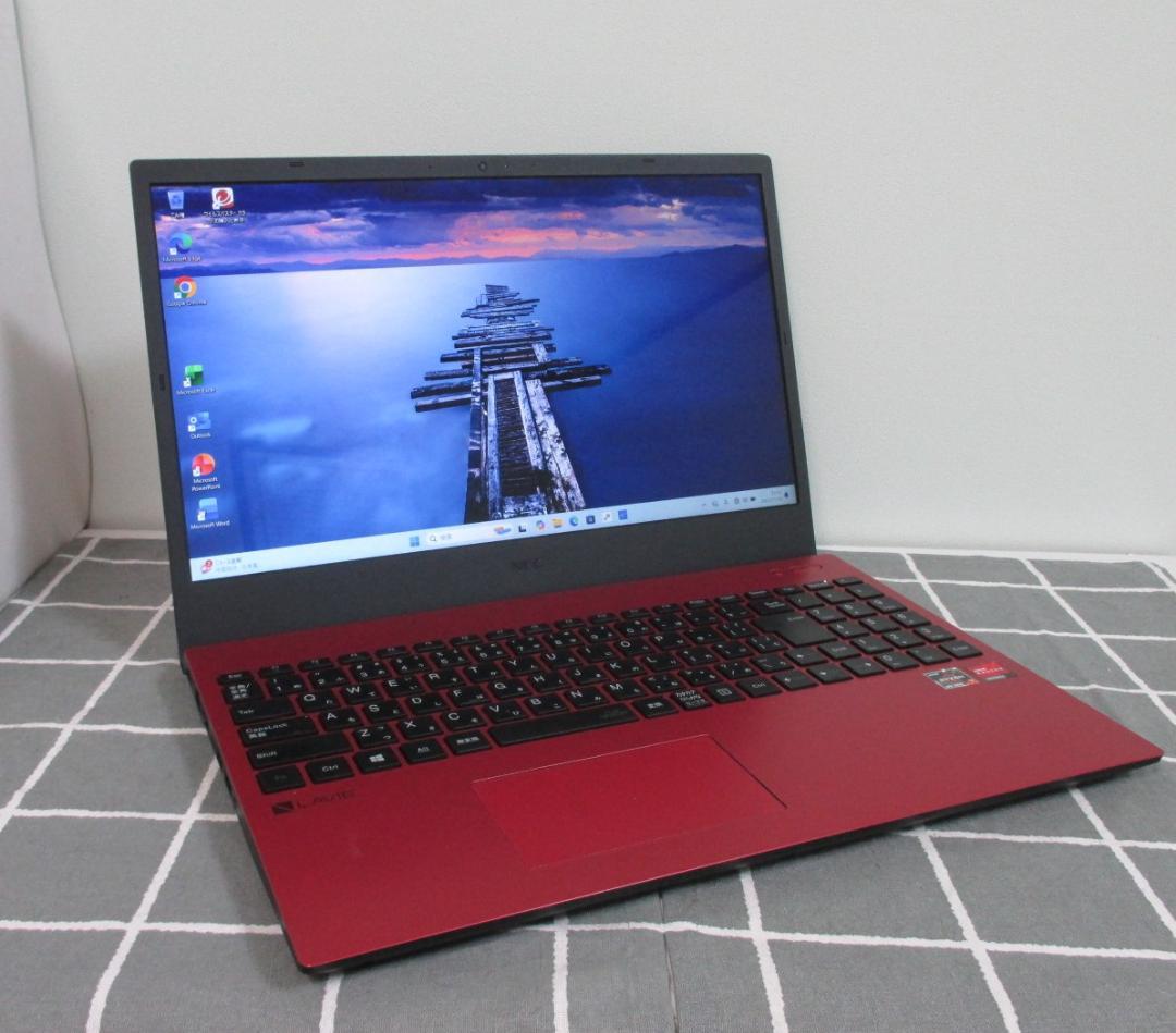 NECノートPC Ryzen7 バッテリー99％、本体も超美品！