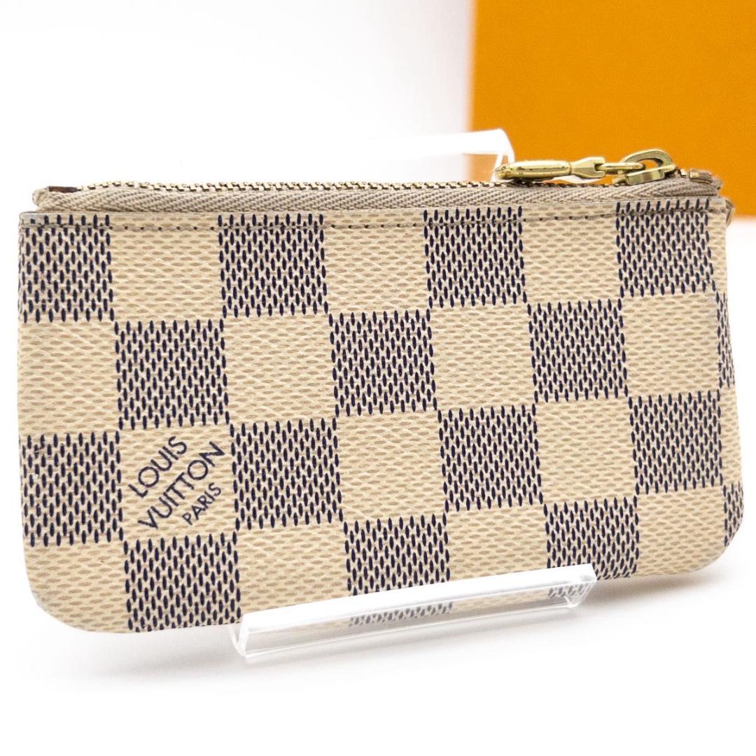 【極美品】ルイヴィトン ポシェットクレ ダミエアズール　 ケース