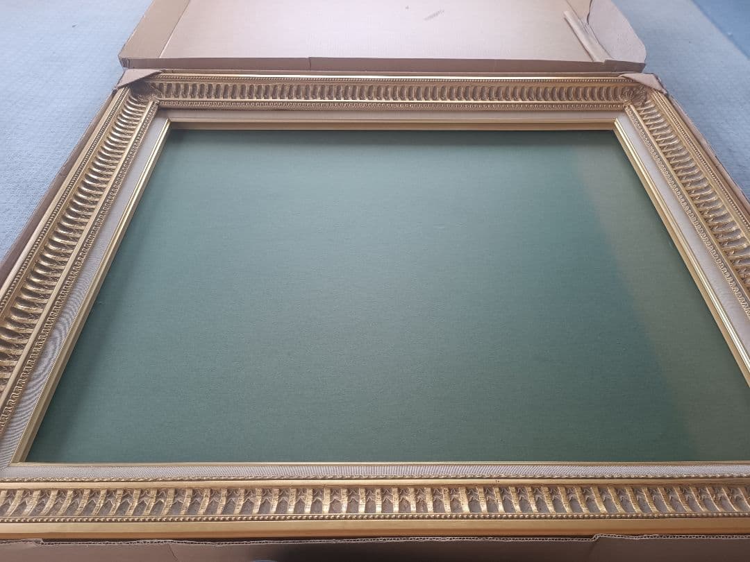 サモン　F30サイズ　額縁　金色　未使用　経年 額縁 ゴールド