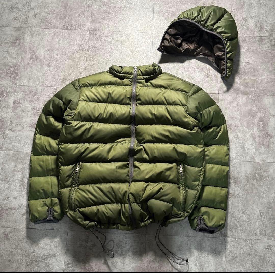 極美品00s Eddie Bauer reversible down jkt