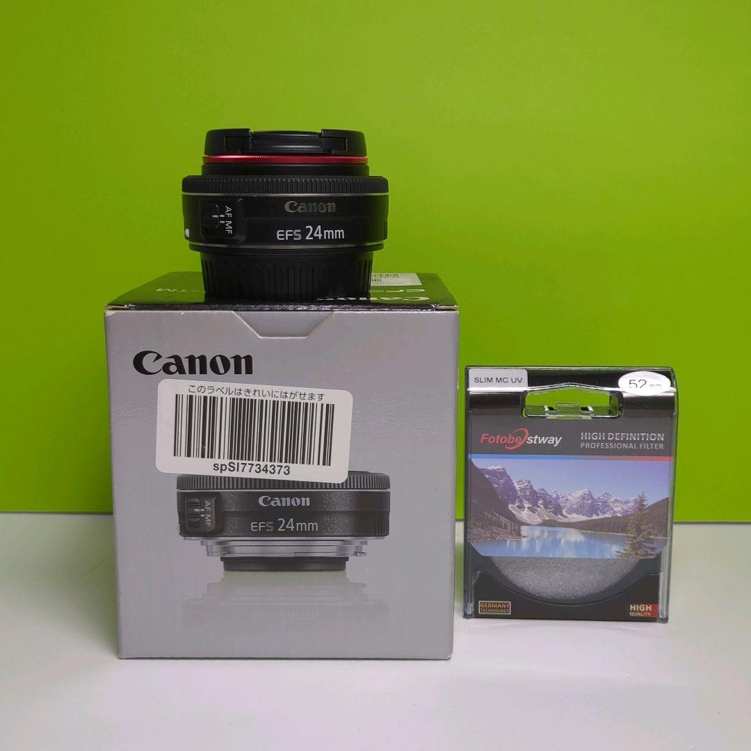 【美品】キヤノン Canon EF-S 24mm F2.8 STM 外箱あり