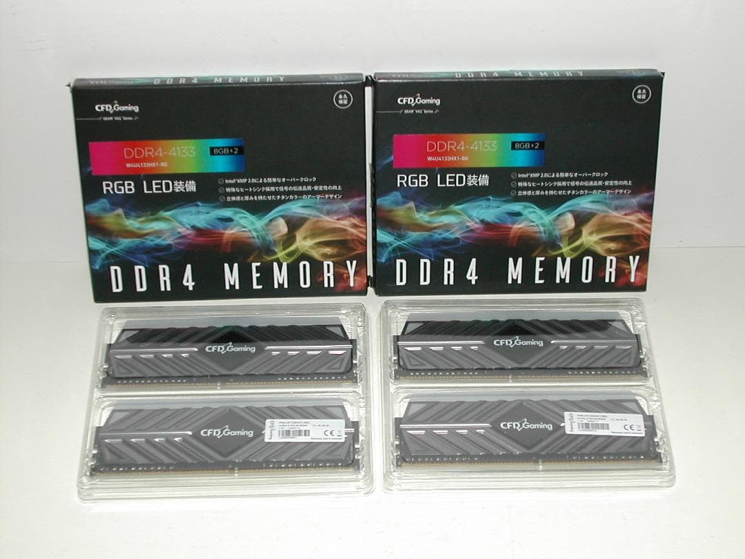 合計32G　CFD Gaming HX1シリーズ　W4U4133HX1-8G