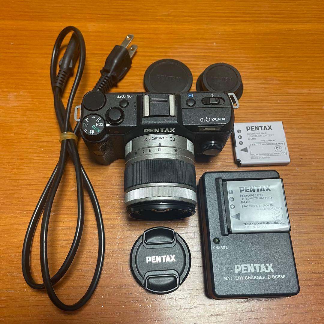 ペンタックス PENTAX Q10 ブラック 02ズームレンズキット おまけ付