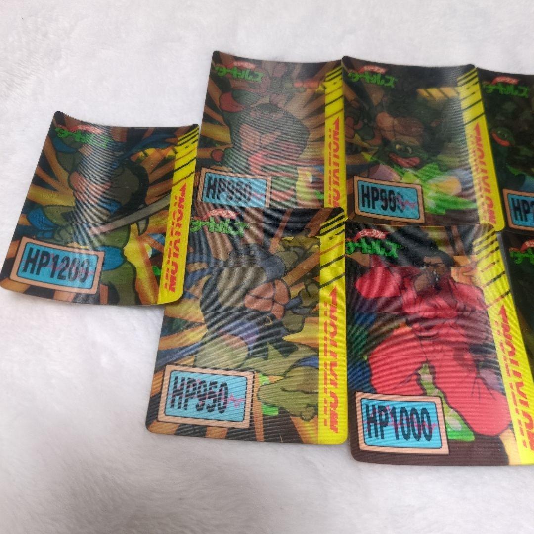 ミュータントタートルズ ３Ｄトレーディングカード 9枚セット