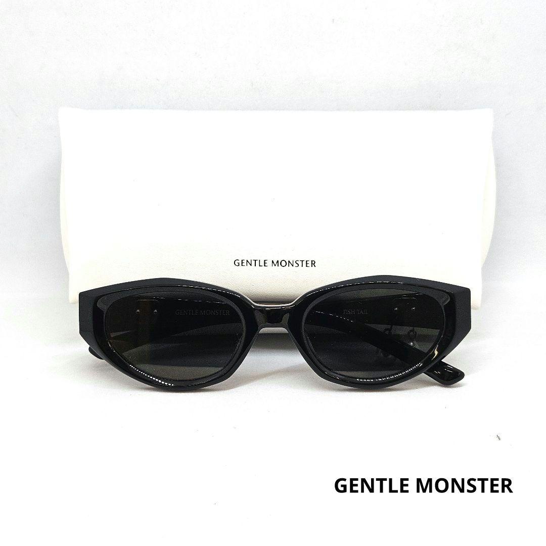 ジェントルモンスター Jennie Fish Tail サングラス ブラック黒