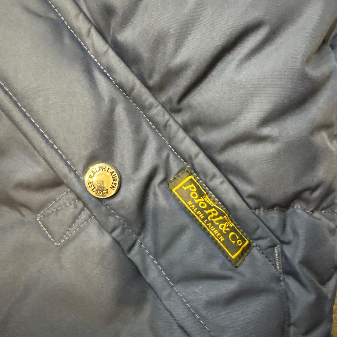 ポロラルフローレン　ネイビー　ダウンジャケット