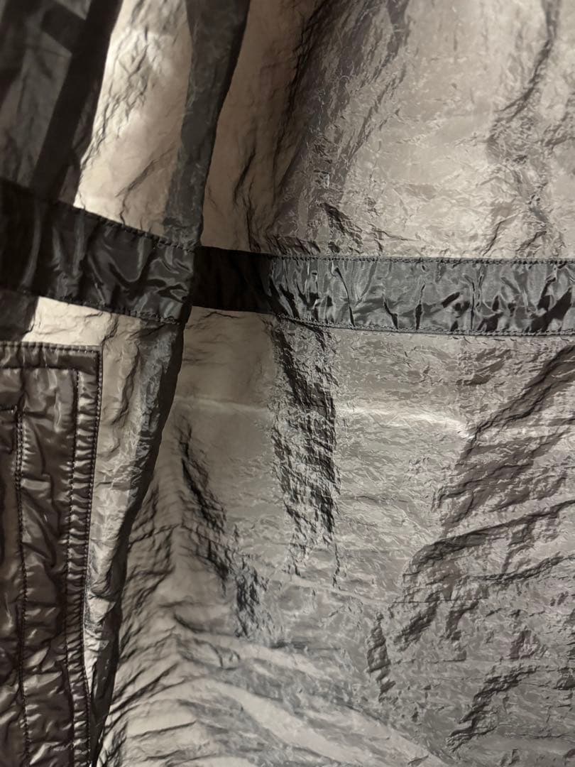 BLACK COMME des GARCONS シースルーモッズコート　XL